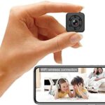 Biluocun Mini Search Camera 1080P Fleshy HD Hidden Camera by skill of Wi-fi WiFi Connection and App Control, Cop Cam with Audio and Video Magnetic Water-resistant Evening Imaginative and prescient for Indoor and Exterior
