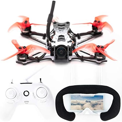 EMAX Tinyhawk 2 Freestyle 2.5 mosey FPV Drone for Rookies Ready to Skim RTF Kit 200mw 2s Carbon Fiber Physique 7000KV