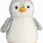 Aurora® Roguish Pompom Penguin™ Stuffed Animal – Vivid Companions – Loads of Relaxing – Grey 11.5 Inches