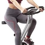 CIRCUIT FITNESS Circuit Successfully being Folding Accurate Exercise Bike with Adjustable Resistance 250 lb. Max. Ability AMZ-150BK