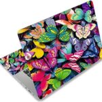 Fairly Butterflies Style Netbook Pc Pores and skin Sticky label Reusable Protector Cover Case for 11.6 -15.6 Rush Apple Acer Leonovo Sony Asus Toshiba Hp Samsung Dell YNEK-131