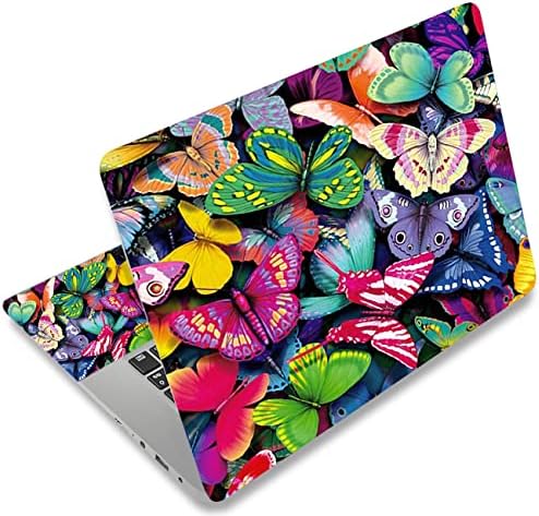 Fairly Butterflies Style Netbook Pc Pores and skin Sticky label Reusable Protector Cover Case for 11.6 -15.6 Rush Apple Acer Leonovo Sony Asus Toshiba Hp Samsung Dell YNEK-131