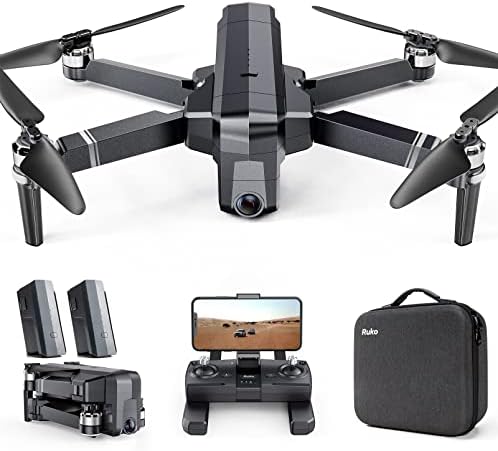 Ruko F11PRO Drones with Digicam for Adults 4K UHD Digicam 60 Mins Flight Time with GPS Auto Return Dwelling Brushless Motor, Compliance with FAA A ways-off ID, Unlit (with Carrying Case)
