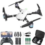 Drones with Digital camera for Adults – 1080P FPV Drone with Carrying Case, Foldable RC Drone W/2 Batteries, Altitude Care for, Headless Mode, ATTOP Digital camera Drones for Adults/Newbies, Ladies/Boys Gifts