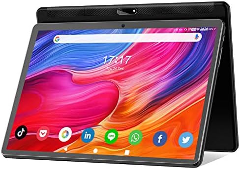 Tablet 10.1 tear Android 12 Tablet 2023 Most fresh Update Octa-Core Processor with 64GB Storage, Dual 13MP+5MP Digital camera, WiFi, Bluetooth, GPS, 512GB Enlarge Beef up, IPS Stout HD Present (Unlit)