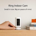 Licensed Refurbished Ring Indoor Cam, Compact Dawdle-In HD safety digicam with two-methodology converse, Works with Alexa – White