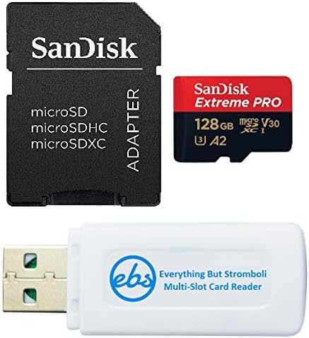 SanDisk 128GB Excessive Superior Micro SD Memory Card Works with GoPro Action Camera Hero 11 Sad and Hero11 Sad Mini (SDSQXCD-128G-GN6MA) Bundle with All the pieces Nonetheless Stromboli MicroSDXC & SD Card Reader