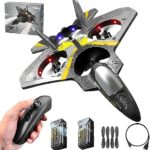 Akargol 4 CH A ways-off Preserve a watch on Plane v17 2.4 GHz RC Airplanes Helicopter Quadcopter for Adults and Teenagers, 2 Battery, Easy to Fly Drone, Gravity, Sensing, Stund Roll, Chilly Light, Gift for Teenagers