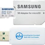 Samsung Evo Plus 512GB MicroSDXC Memory Card Works with DJI Mavic Air, Air 2, Air 2S Drone (MB-MC512KA) 4k V30 U3 UHS-I SD Class 10 Card Bundle with (1) All the pieces Nonetheless Stromboli MicroSD Card Reader