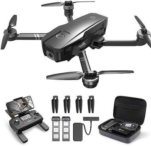 Holy Stone HS720 Foldable GPS Drone with 4K UHD Digital camera for Adults, Quadcopter with Brushless Motor, Auto Return Dwelling, Note Me, 52 Minutes Flight Time, Long Preserve watch over Differ, Contains Carrying Earn