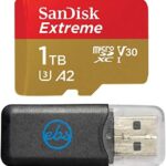 SanDisk 1TB Crude MicroSDXC Memory Card Works with DJI Mavic 3 Fly, Mavic 3 Cine, Mavic 3 Drone (SDSQXA1-1T00-GN6MN) 4K U3 UHS-I V30 A2 Bundle with (1) The entirety Nonetheless Stromboli Micro SD Card Reader