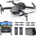 Ruko F11MINI Drone with Camera 4K, Below 250g, 60 Mins Flight with 2 batteries, 5GHz Transmission, GPS Auto Return, Brushless Motor, Foldable and Mild-weight, FPV Quadcopter for Beginner, Adults