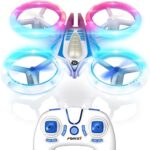Force1 UFO 4000 Mini Drone for Youngsters – LED Distant Preserve watch over Drone, Dinky RC Quadcopter for Rookies, 2.4GHz Distant Preserve watch over, 360 Flips, 2 Bustle UFO Drone, 2 RC Drone Toy Batteries, Flying Drones for Youngsters