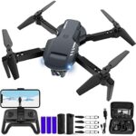 RADCLO Mini Drone with Digital camera – 1080P HD FPV Foldable Carrying Case, 2 Batteries, 90° Adjustable Lens, One Key Set up Off/Land, Altitude Preserve, 360° Flip, Toys Gifts for Kids, Adults, newbie