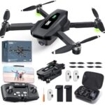 TENSSENX GPS Drone with 4K Camera for Adults, TSRC Q5 RC Quadcopter with Auto Return, Be conscious Me, Brushless Motor, Circle Hover, Waypoint Hover, Altitude Take, Headless Mode, 52 Minutes Long Flight, Christmas Presents