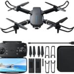 Drones with Digital camera for Adults Beginners, Foldable Drone with 1080P HD Digital camera, RC Quadcopter Altitude Preserve, Headless Mode, One Key Preserve Off Landing, APP Regulate