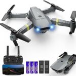 INPORSA Drone with Digicam for Teens Adults, 2023 Mini Drone with 1080P HD Digicam, Give a increase to Altitude Consume, Gestures Selfie, Waypoint Cruise, 3D Flip, One Key Inaugurate, 3 Scuttle Mode, 2 Batteries
