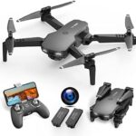 NEHEME NH525 Foldable Drones with 1080P HD Digital camera for Adults, RC Quadcopter WiFi FPV Stay Video, Altitude Retain, Headless Mode, One Key Fetch Off Younger other folks or Newcomers 2 Batteries, Upgraded Model