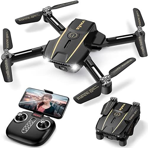 SYMA Mini Drone with Digicam for Young of us Adults with 720P HD FPV Digicam A ways away Regulate Quadcopter with Altitude Care for, Headless Mode, One Key Beginning Trip Switch UFO Toys Offers for Boys Ladies