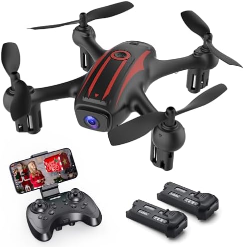 Elukiko Drone with Camera for Adults Early life, 1080P HD FPV WIFI Mini Drones, RC Quadcopter Helicopter with 2 Batteries, Throw to Lope, Excessive-Breeze Rotation, 3D Flips, Waypoints Flee, Gravity Alter, Gesture Alter, Headless Mode, Altitude Take care of, One Key Take Off/Touchdown, Toys Items for Boys Girls