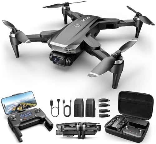 RC Viot GPS Drone with Camera for Adults 4K with Brushless Motors, Auto Return Residence, Prolonged Flight Time and Distance,5G WIFI Transmission, Dapper FPV Drone RC Quadcopter for Learners Young of us (Below 250G)