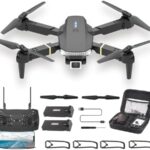 Wipkviey Drone with Camera for Adults, 1080P HD FPV Drone for Younger people, T27 Foldable RC Drone with 3D Flips/Altitude Build/Gesture Selfie/Waypoint Flight, 2 Batteries and Case, Gifts for Boys/Girls Newcomers