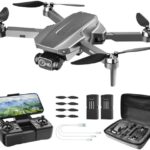 FERIETELF B12 GPS Drones with 4K Camera for Adults, Under 250g, Brushless Motor, Dapper Return Home, Prepare Me, Waypoint Wing, 50 Mins Long Flight, Mild-weight and Foldable Drone for Newbie