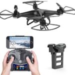 Holy Stone HS110D FPV RC Drone with 1080P HD Digicam Stay Video 120°Vast-Perspective WiFi Quadcopter with Gravity Sensor, Voice & Gesture Assist an eye on, Altitude Assist, Headless Mode, 3D Flip RTF 2 Batteries