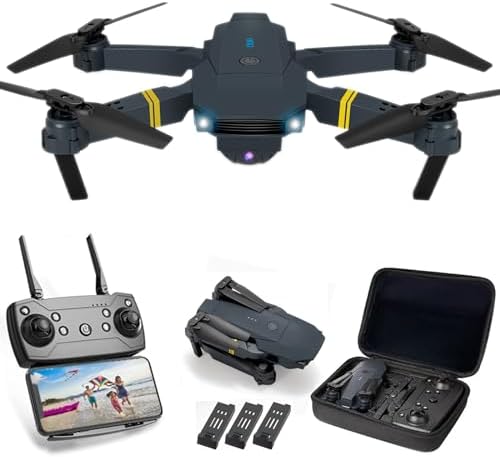 Drones with Digital camera for Adults and Younger of us 4K Foldable RC Quadcopter E58 Drone with 1080P HD Digital camera