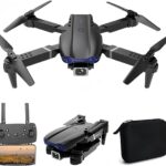 Drone with 1080P Dual HD Digicam – 2024 Upgradded RC Quadcopter for Adults and Kids, WiFi FPV RC Drone for Newbies Dwell Video HD Wide Perspective RC Airplane, Trajectory Flight, Auto Soar, 2 Batteries ,Carrying Case.