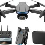Drone with 1080P Twin HD Camera – 2024 Upgradded RC Quadcopter for Adults and Childhood, WiFi FPV RC Drone for Novices Are residing Video HD Large Angle RC Airplane, Trajectory Flight, Auto Proceed, 2 Batteries ,Carrying Case.
