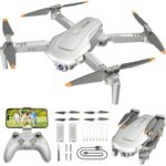 SOTAONE S450 Drone with Digicam for Adults, 1080P HD FPV Drones for Young of us with One Key Capture Off/Land, Altitude Attend, Mini Foldable Drone with 2 Batteries, RC Quadcopter Toys Gifts for Novices