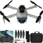 Drone with Twin Camera for Adult/Kids, Mini Drones with Brushless Motor, Optical Disappear alongside with the circulation, 360° Obstacle Avoidance, Gesture Selfie, WiFi Transmission image in Accurate-time,Capable-searching Return Dwelling, D6-Skilled Grey