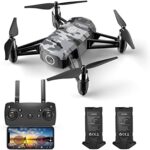 HR Drone For Youth With 1080p HD FPV Camera,Mini Quadcopter For Beginners With Altitude Reduction,One Key Birth/Land,Plot Route,2 Modular Batteries,Far away Control Toys Items for Boys Ladies