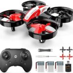 Holy Stone HS210 Mini Drone RC Nano Quadcopter Easiest Drone for Early life and Novices RC Helicopter Airplane with Auto Hovering, 3D Flip, Headless Mode and Further Batteries Toys for Boys and Ladies