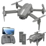 S17 Mini Drone for Adults/Children,720P HD FPV Camera,Altitude Protect, Headless Mode, One Key Originate/Landing, Stride Adjustment, 3D Flips 2 Batteries, Remote Protect watch over Toys Items for Children or Rookies
