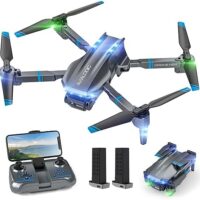 H24 Drone for Childhood Adults with 1080P HD FPV Camera Remote Snatch watch over Cold Toys Items for Boys Girls Foldable Portable RC Quadcopter Easy to Wing for Inexperienced persons