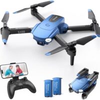 SOTAONE S400 Drone with Camera for Kids Teen Boys, A ways off Exhaust watch over Helicopter Toys, Easy to Cruise for Beginners with One Key Launch, 3 Speeds, 2 Rechargeable Batteries and Fat Guards
