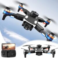 4K Brushless Motor Drone – Aerial Images Drone with Digicam – Versatile Quadcopter with Altitude Seize, Headless Mode – Digicam Drone for Adults – Foldable Far flung Defend a watch on Drone – Reward