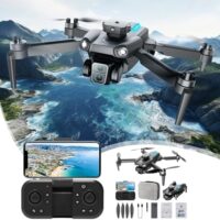 Drone with Digicam 4K – Lightning Deals of At the novel time, Aerial Pictures Drone with Digicam, FPV Drones with Digicam for Adults, RC Quadcopter with Altitude Seize, Headless Mode, Altitude Seize, 360° Flips