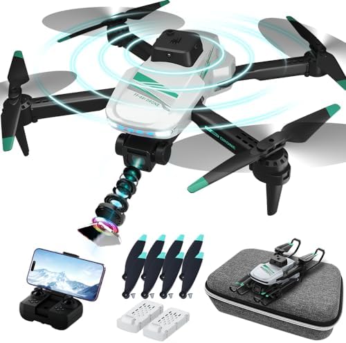 Drone with 4K FPV Twin Cameras,RC Aircraft Quadcopter with Headless,3D Flips,One Key Originate,3 Urge Adjustment,2 Batteries 40 minutes of battery lifestyles, Foldable Drone for Children,Adults,Inexperienced persons,Air Stress Fixed Top,Christmas reward,Automated Return,Optical Circulation