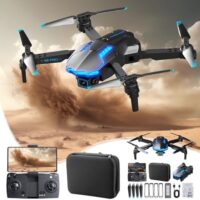 Drone With 1080p HD Fpv Digicam Optical Fl-ow Localization A ways flung Control Toys Gifts For Boys Girls With Altitude Withhold Headless Mode Launch Slide For Adults Men Beigginer Gifts