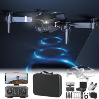Drone With 1080P HD FPV Camera Some distance-off Preserve watch over Toys Gifts For Boys Ladies With Altitude Preserve Headless Mode Originate Plug Adjustment 360° Obstacle Avoidance RC Quadcopter Long Battery Lifestyles (Dark)