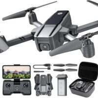 Holy Stone HS440D Drones with Camera for Adults 4K UHD Camera, Unger 249g with GPS Auto Return, Observe Me, Waypoints and Custom-made Carrying Case